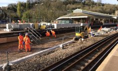 Widening works get underway during modernisation at Bath Spa railway station