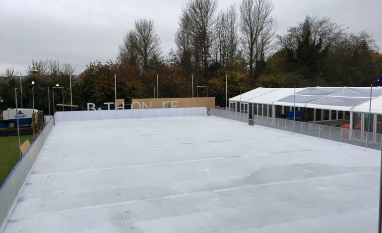 The expanded ice rink at Bath On Ice 2017