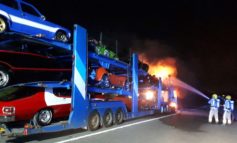 Vehicles destroyed as huge fire engulfs car transporter on M4 near Bath