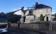 Fire crews tackle significant blaze at house on Bristol Road in Radstock