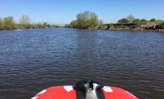 Fire crews take to the water to offer advice to residents living in boats