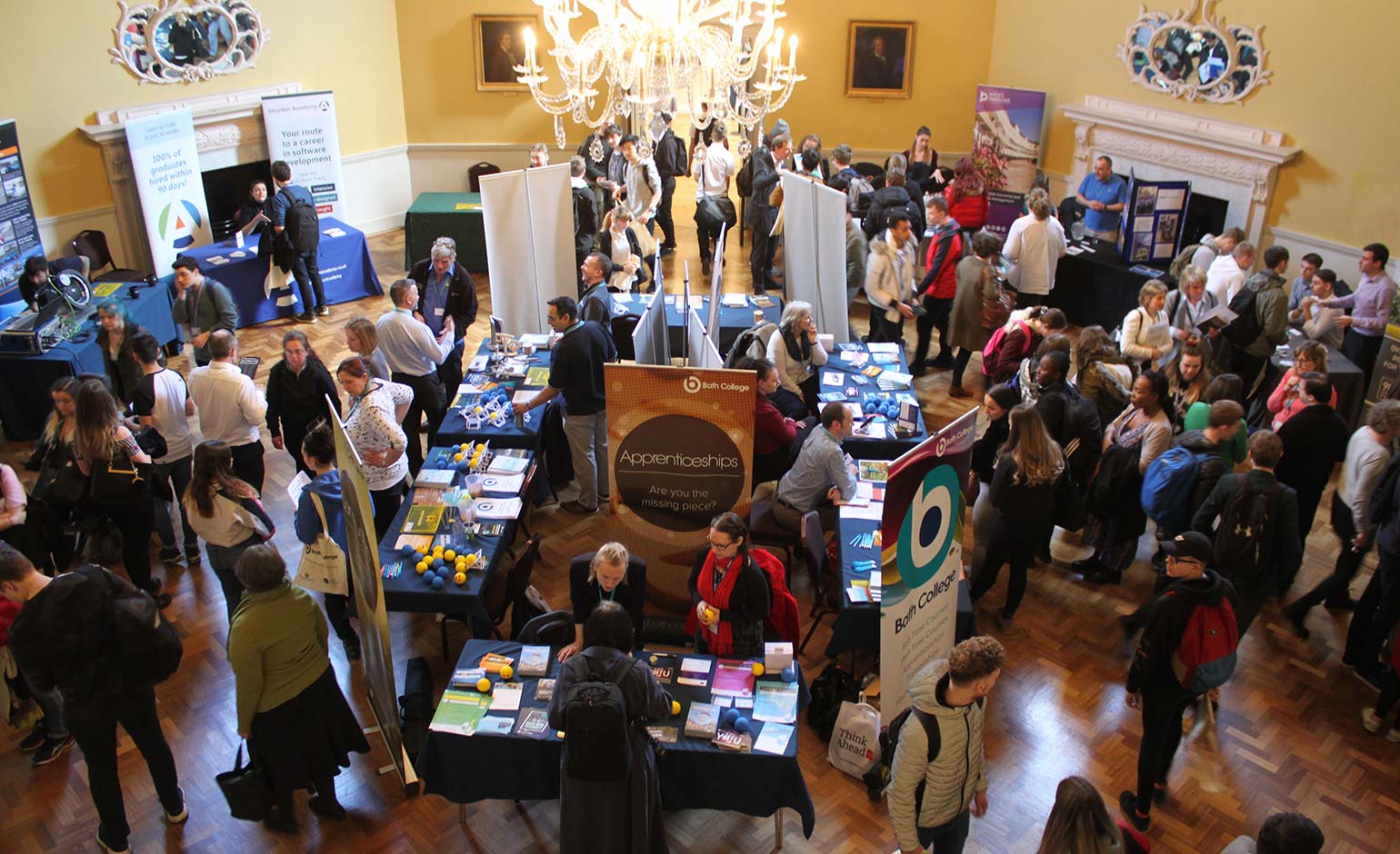 Over 1,500 people attend Bath College's Apprenticeships and Jobs Fair