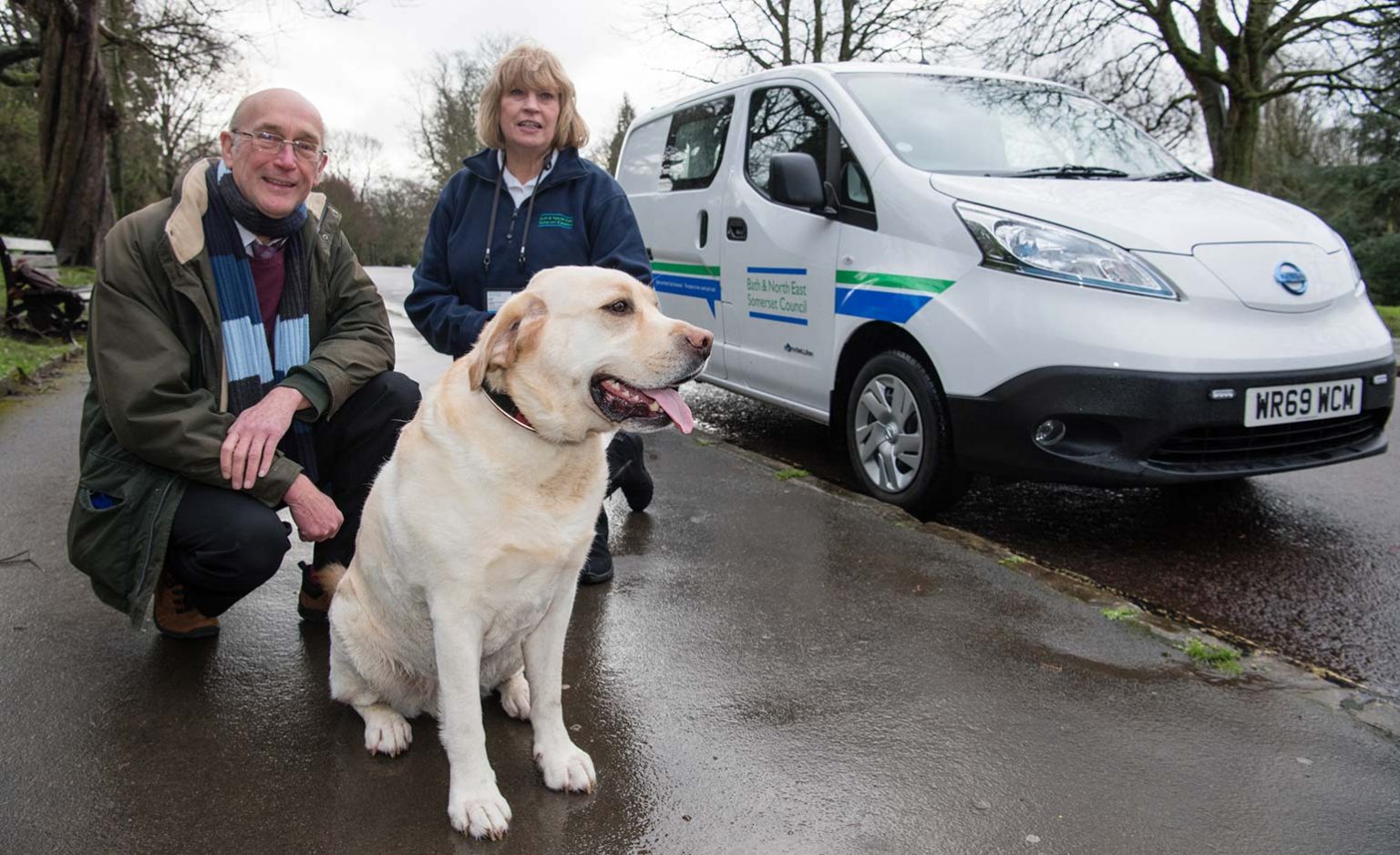 Dog warden set to patrol the area in new green electric van thanks to