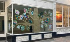 Refugee children supported by Bath charities create special art display