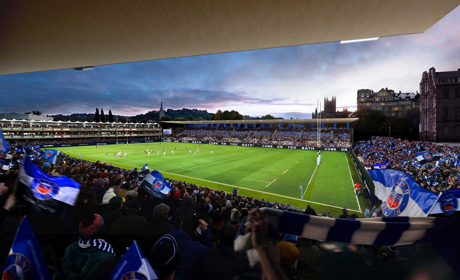 Bath Rugby reveals latest stadium plans for Recreation Ground Bath Echo