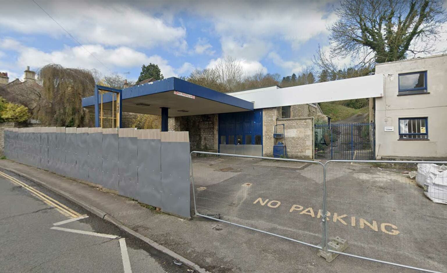 Plans submitted to create terrace” on former garage site