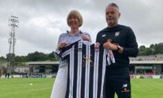 Law firm presented with Bath City FC shirt to mark sponsorship