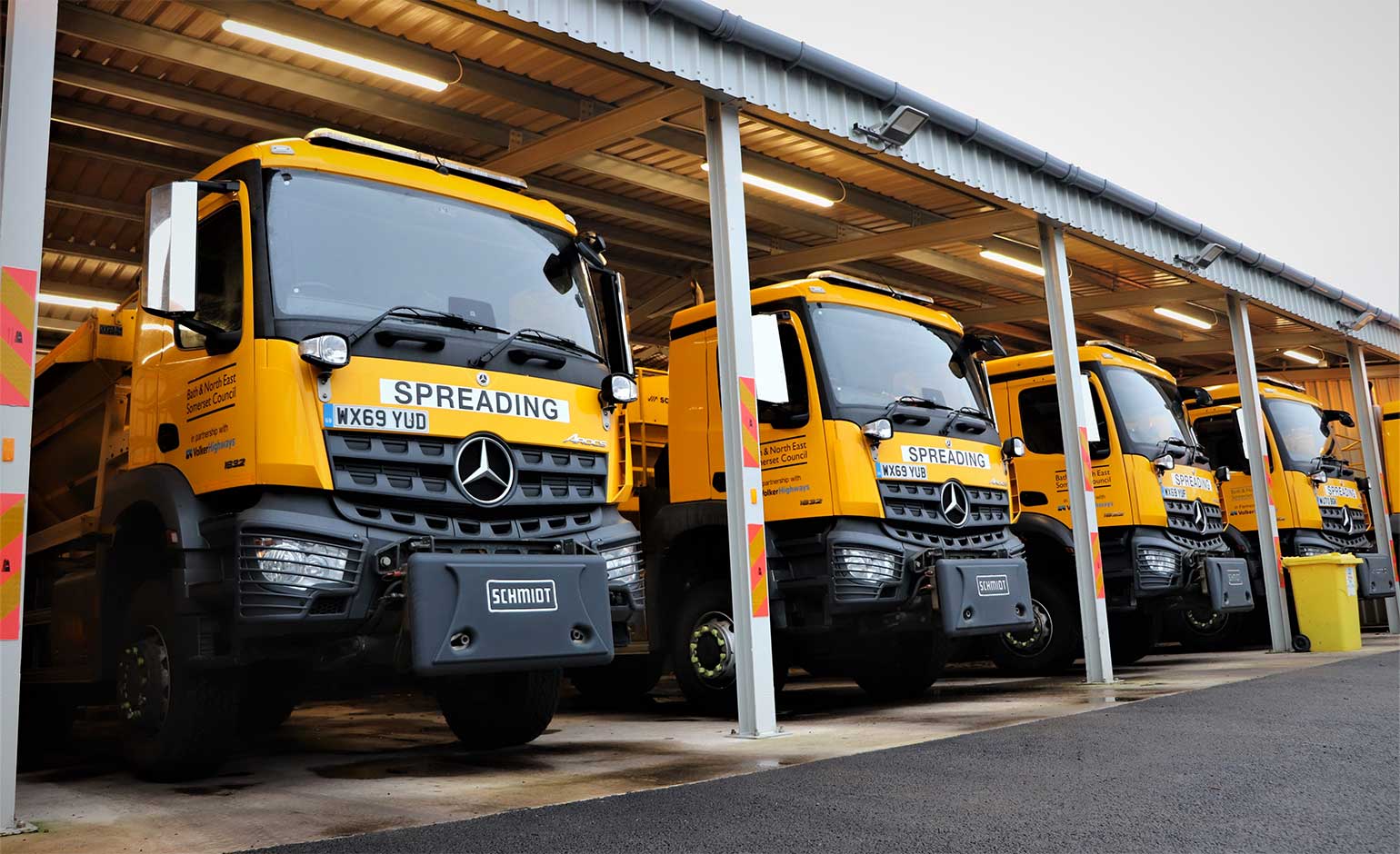 Cold weather sees gritting teams head out across the district