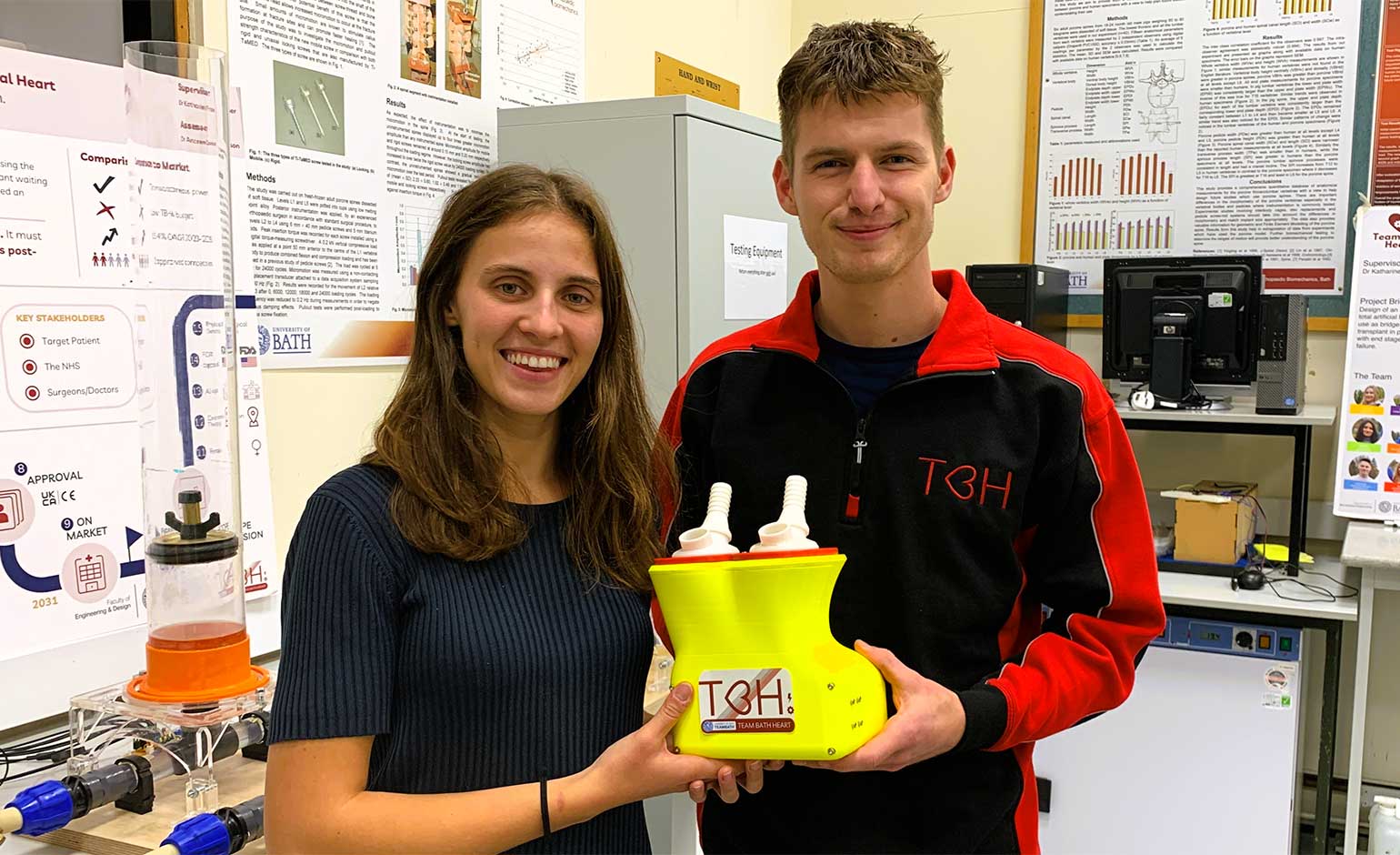 Artificial heart design sees students win international competition