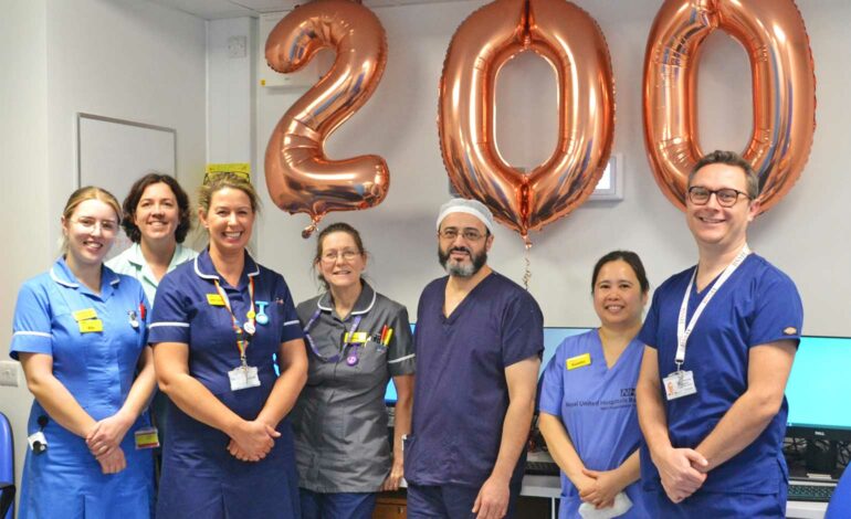 Bath hospital’s surgical team celebrated for cutting waiting times
