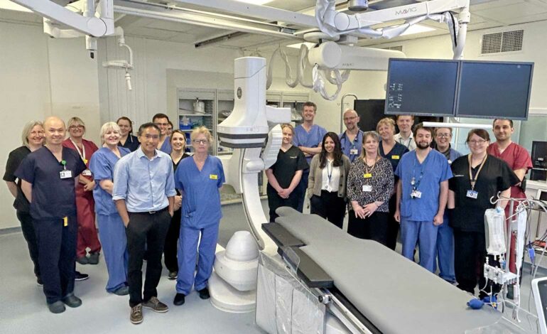 Cardiology patients set to benefit from £1m refurbished cath lab