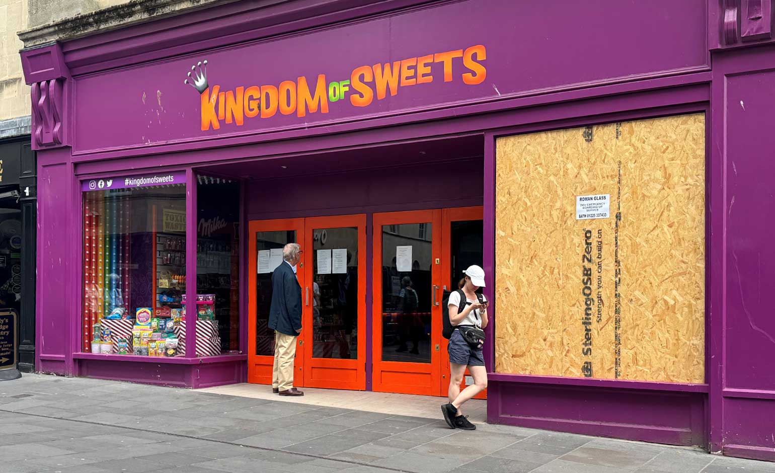 City sweet shop premises are repossessed over rent arrears