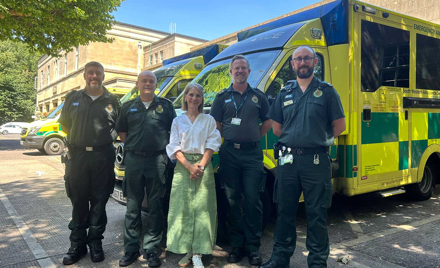 MP learns about staff challenges during ambulance station visit