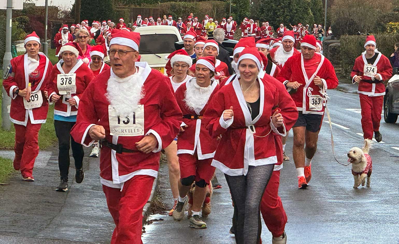 Saltford’s famous Santa Dash event returns in aid of two charities