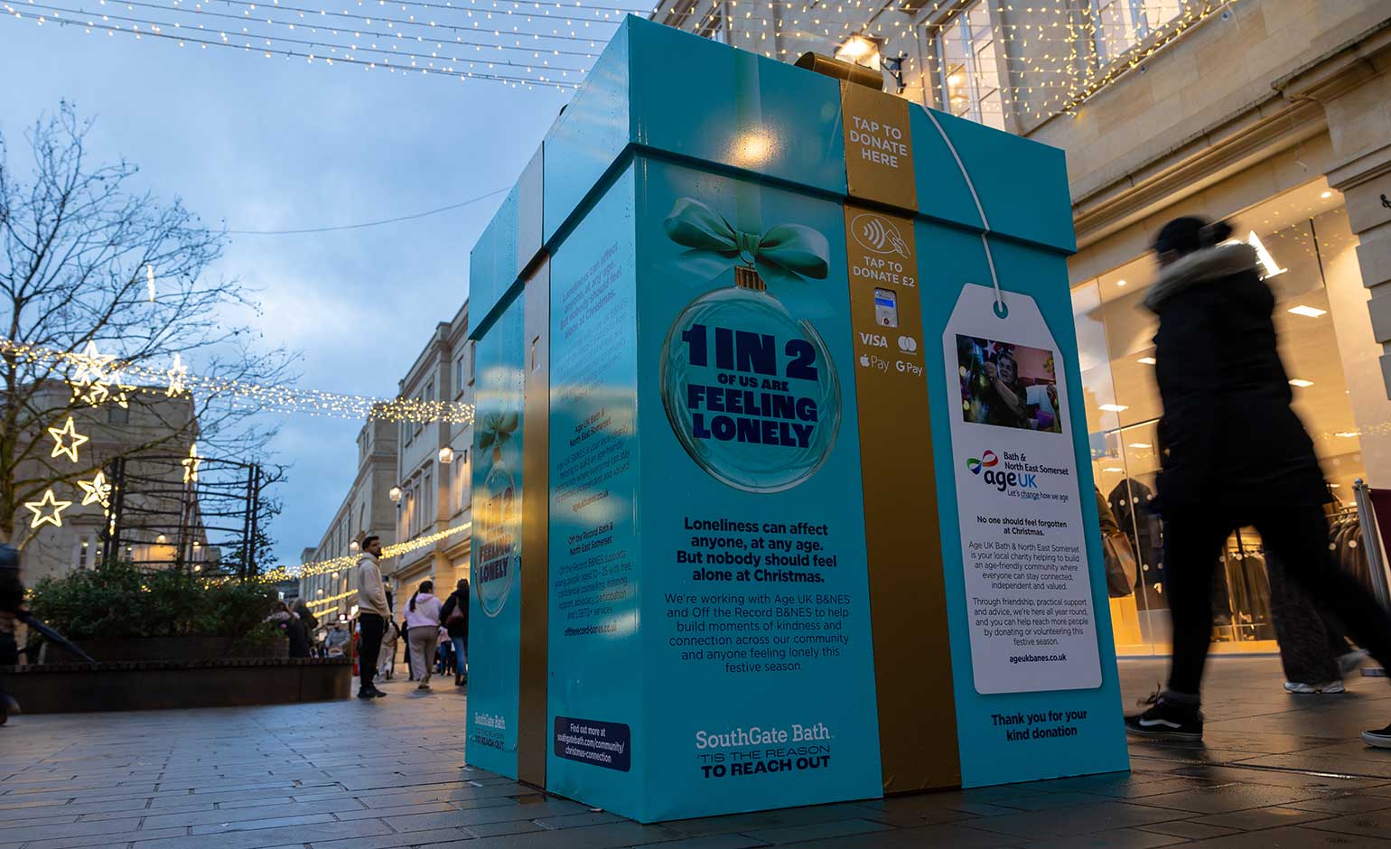 SouthGate Bath helping to combat loneliness this Christmas