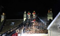 Fire crews tackle significant late-night house blaze in Larkhall