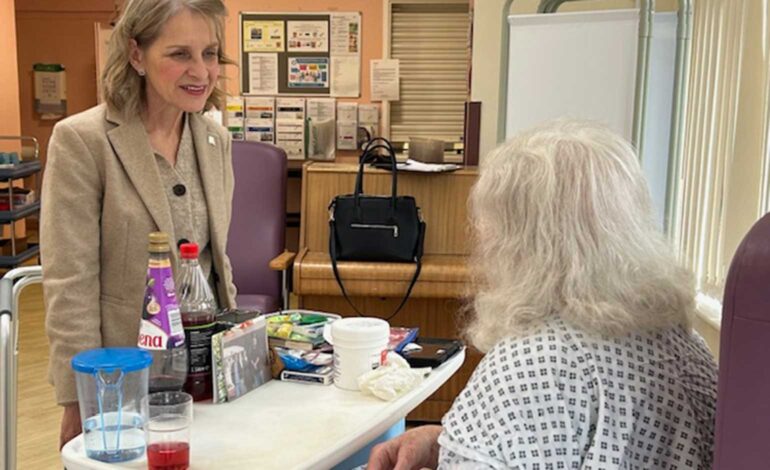 Bath MP calls for ‘proper funding’ during visit to St Martin's Hospital