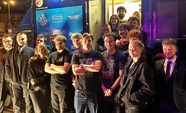 Safety boost as Labyrinth renews £3k sponsorship of Bath Safe Bus