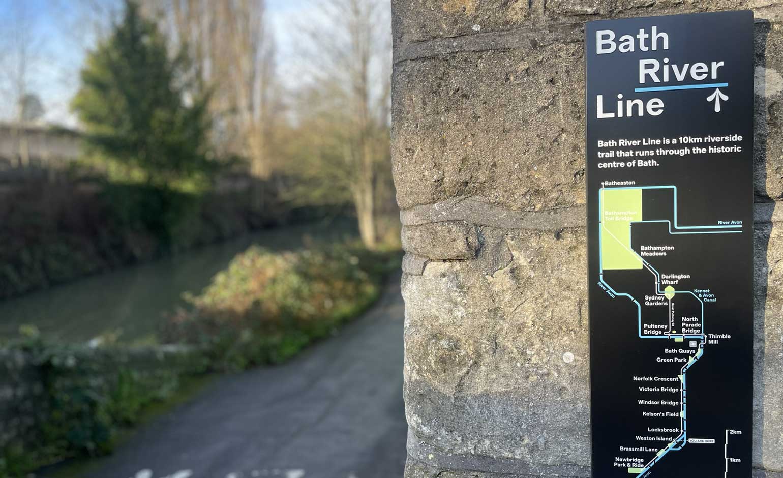 First phase of works to improve route along River Avon completed