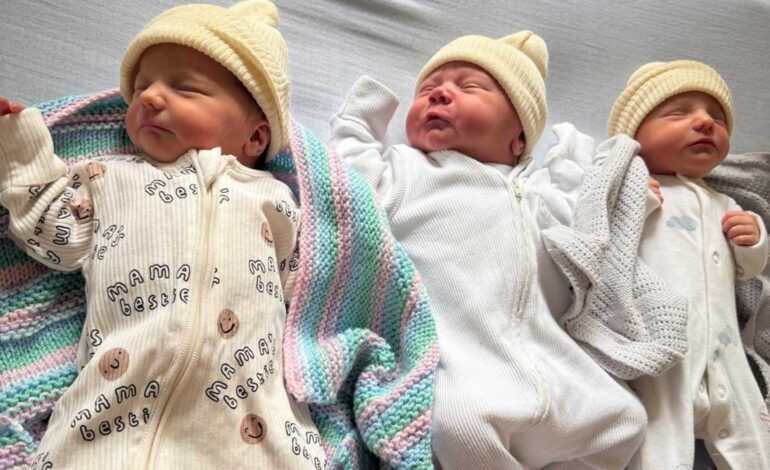 Special day for Bath’s RUH as three cousins are born just hours apart