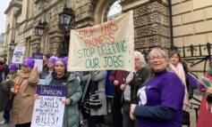 Council meeting disrupted by protest over social care redundancies