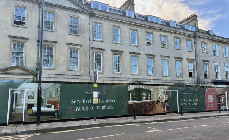 New era for historic Bath hotel as refurbishment nears completion