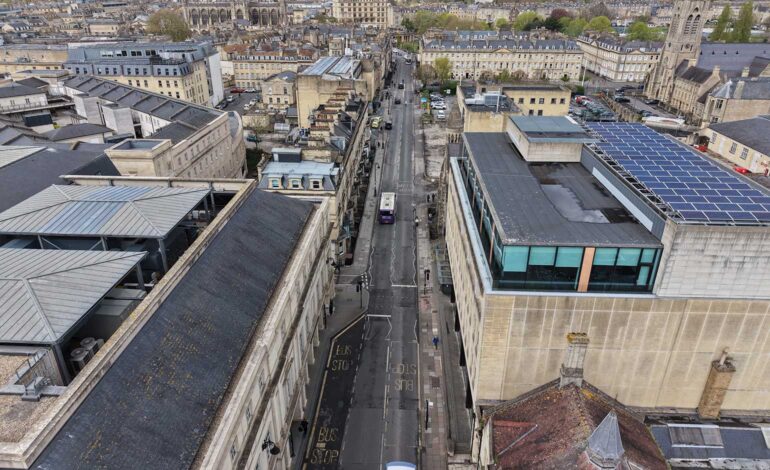 Six-month road rebuild of Manvers Street in Bath set to begin in May