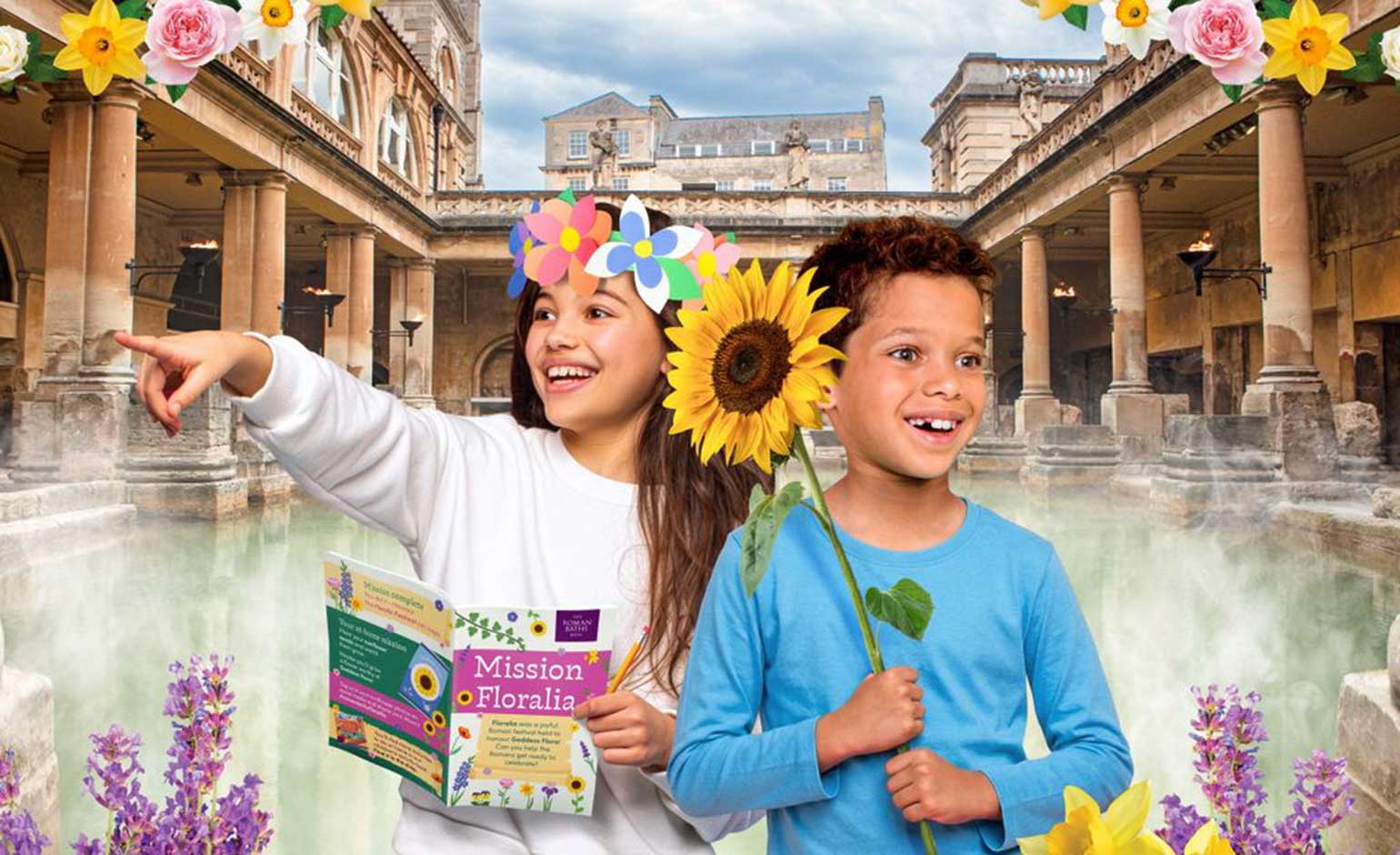 Festival-themed trail for visitors to Roman Baths during half-term