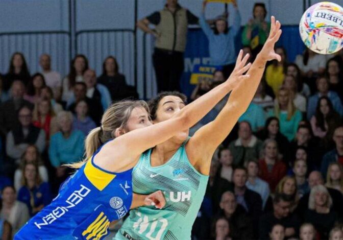 Team Bath were pipped 55-51 away to London Mavericks on Saturday 25th April, having lost at home to the high-fliers four weeks earlier. The picture shows action from the sides’ March fixture at Team Bath Arena | Photo © Josh le Feuvre