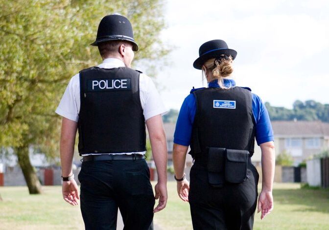 Police officers on patrol | Photo © Avon & Somerset Police