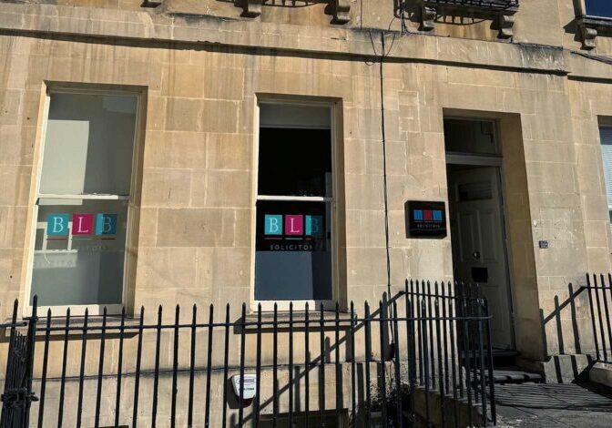 The BLB Solicitors offices on George Street in Bath